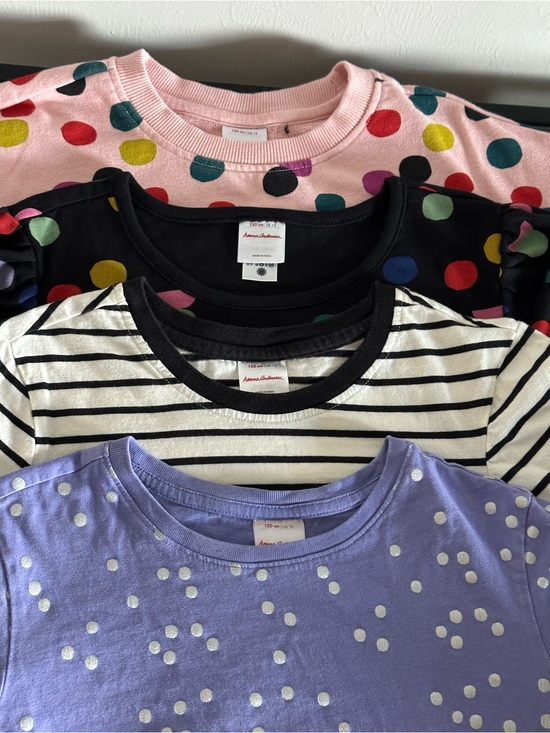 Hanna Andersson Other - Hanna Andersson Girls' Long Sleeve Mix Pink, Black, White, Lavender Lot of 4